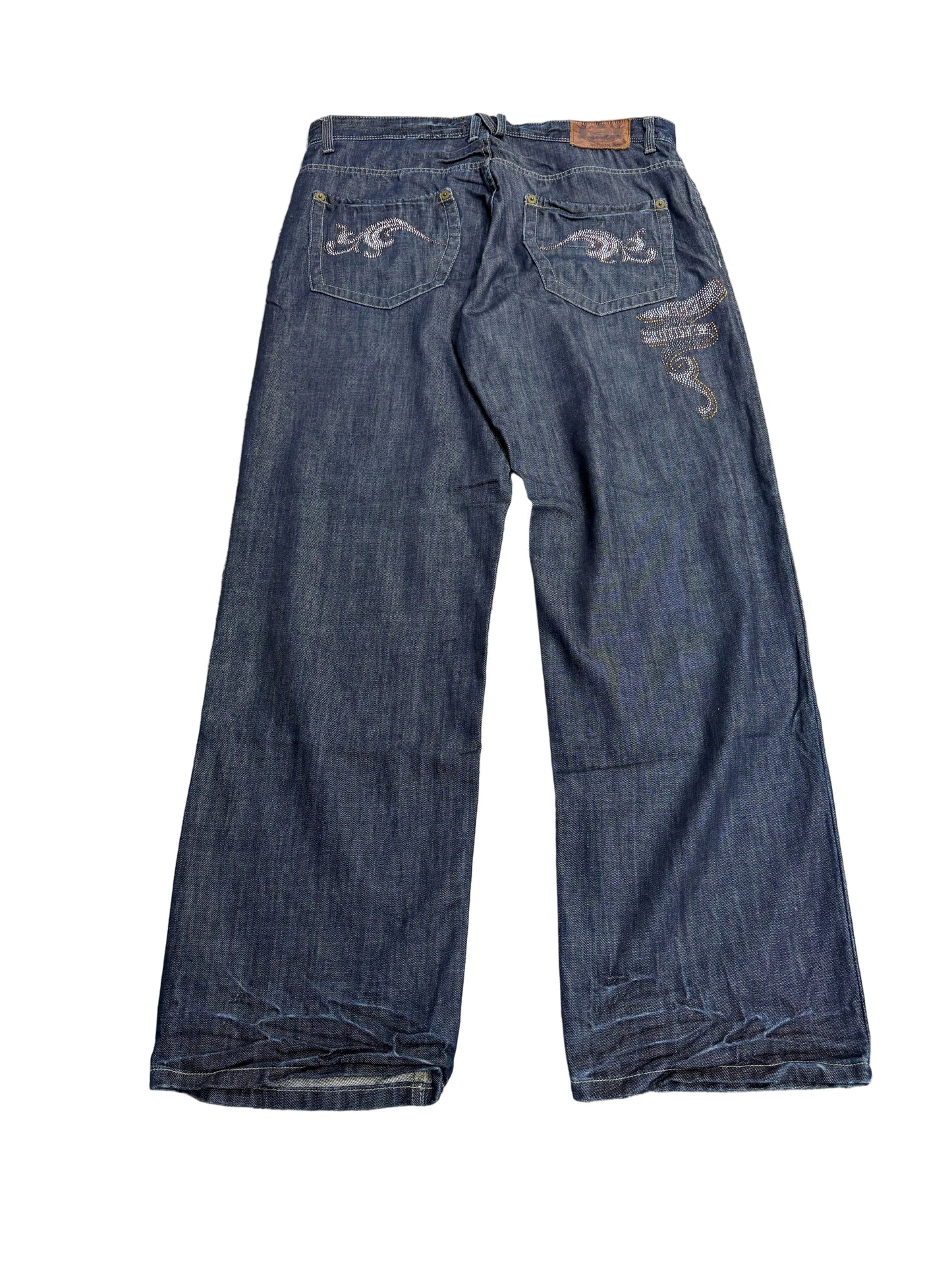 Eckō Wide-Leg Jeans ‘Dark Wash’