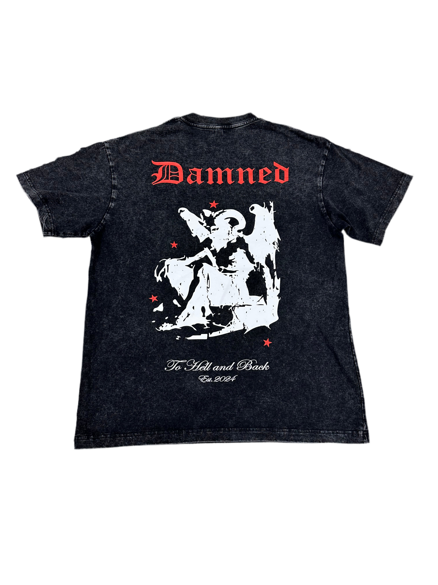Damned Tee ‘Black Ash/Red’