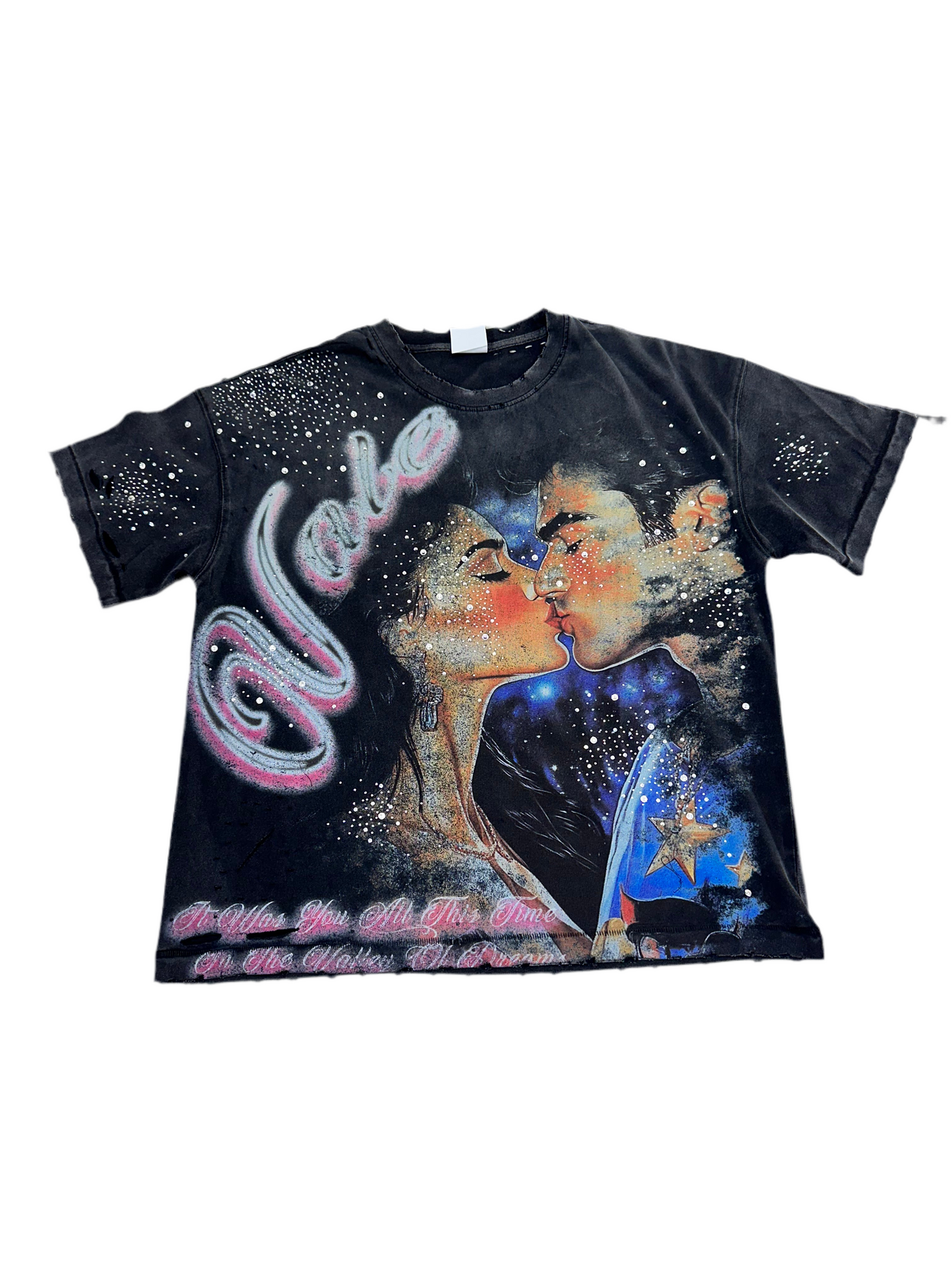 Vale Bling Kiss Tee ‘Black’