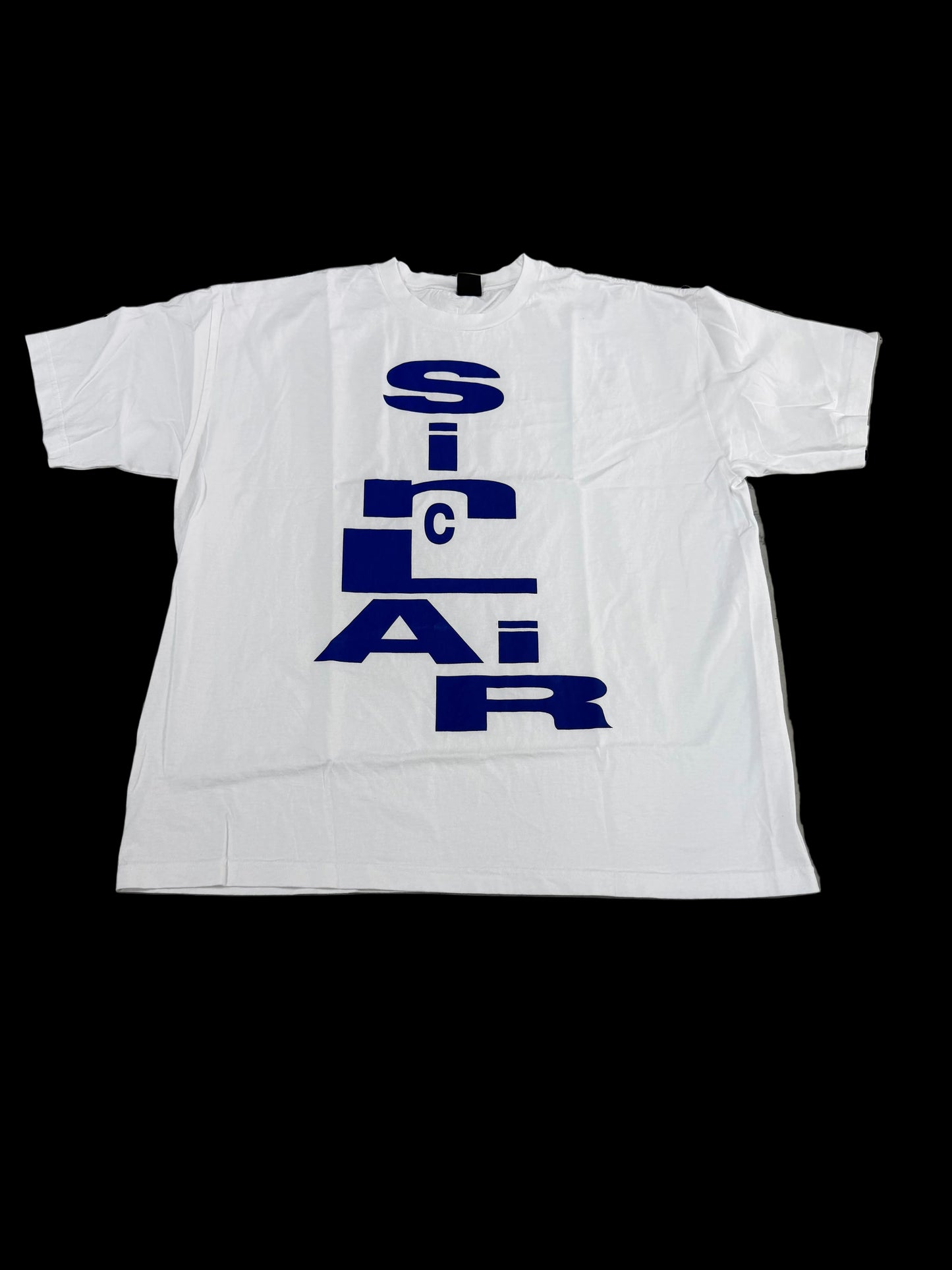 Sinclair Stacked Tee ‘White/Blue’