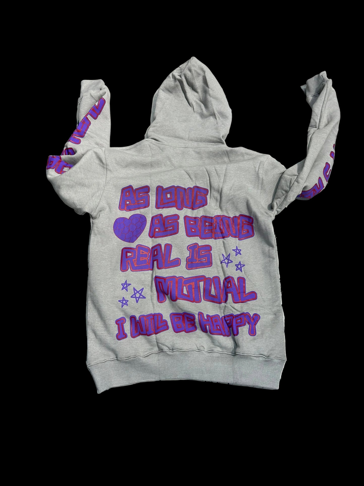 That’s Real Mutual Hoodie ‘Gray/Purple’