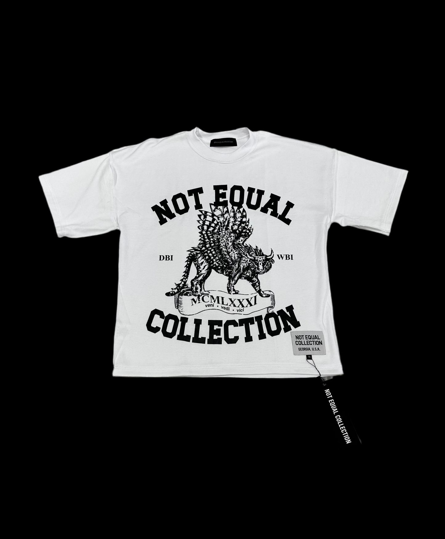 Not Equal Collection Logo Tee ‘White’