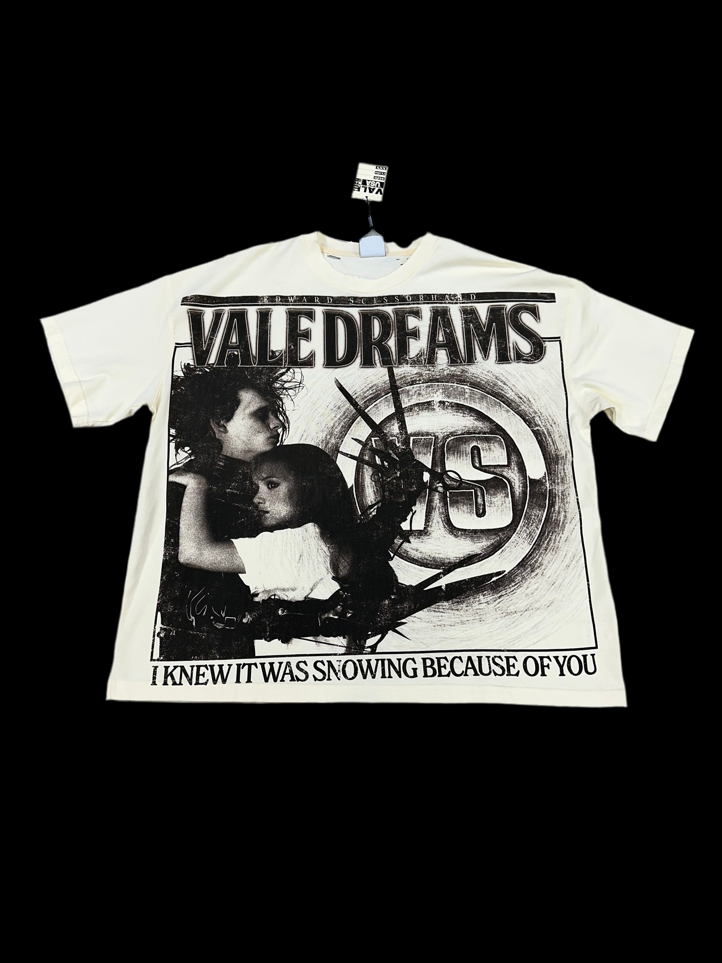 Vale Edward Scissor Hand Tee ‘Cream’