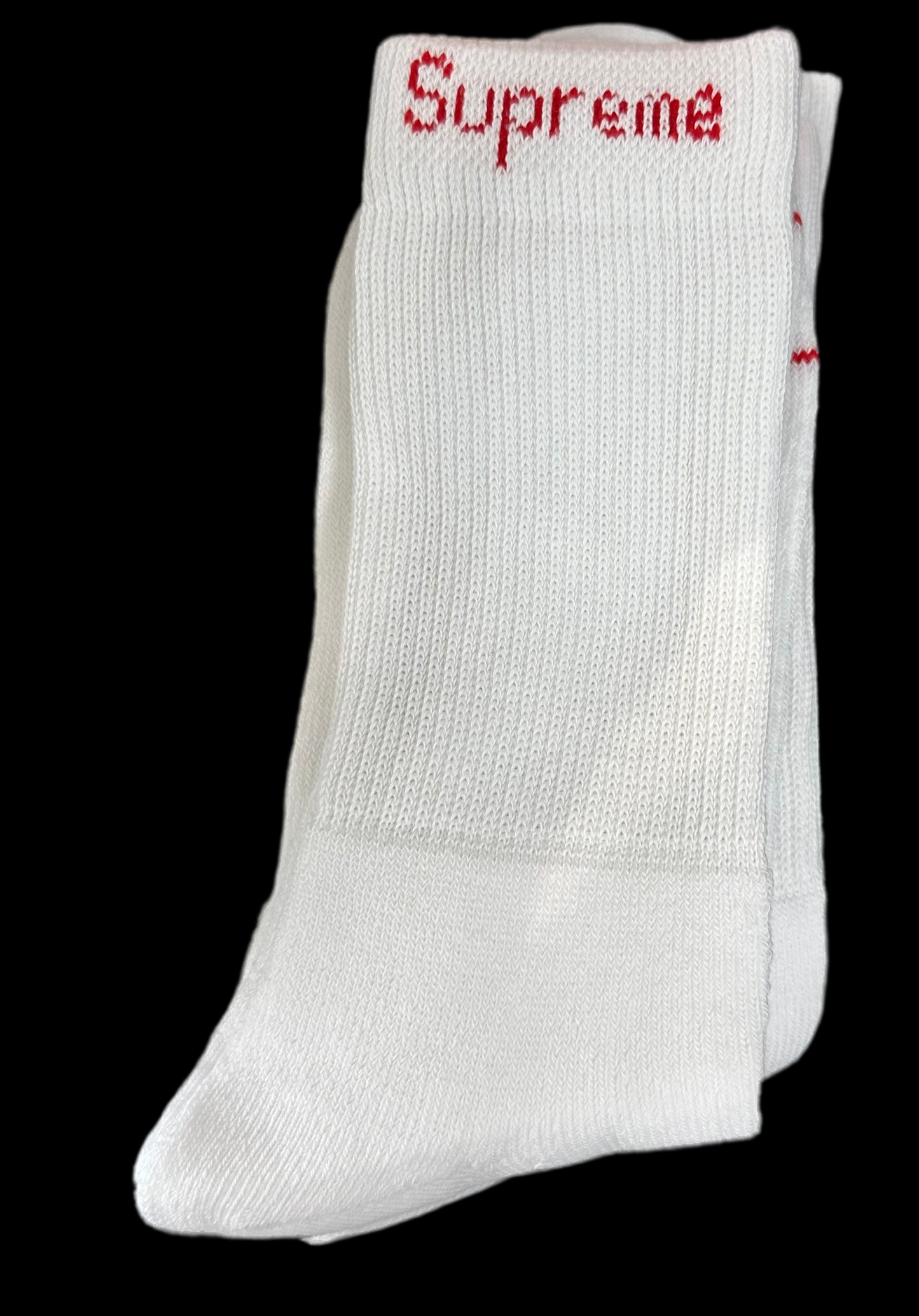 Supreme Socks(Single Pair) ‘White/Red’