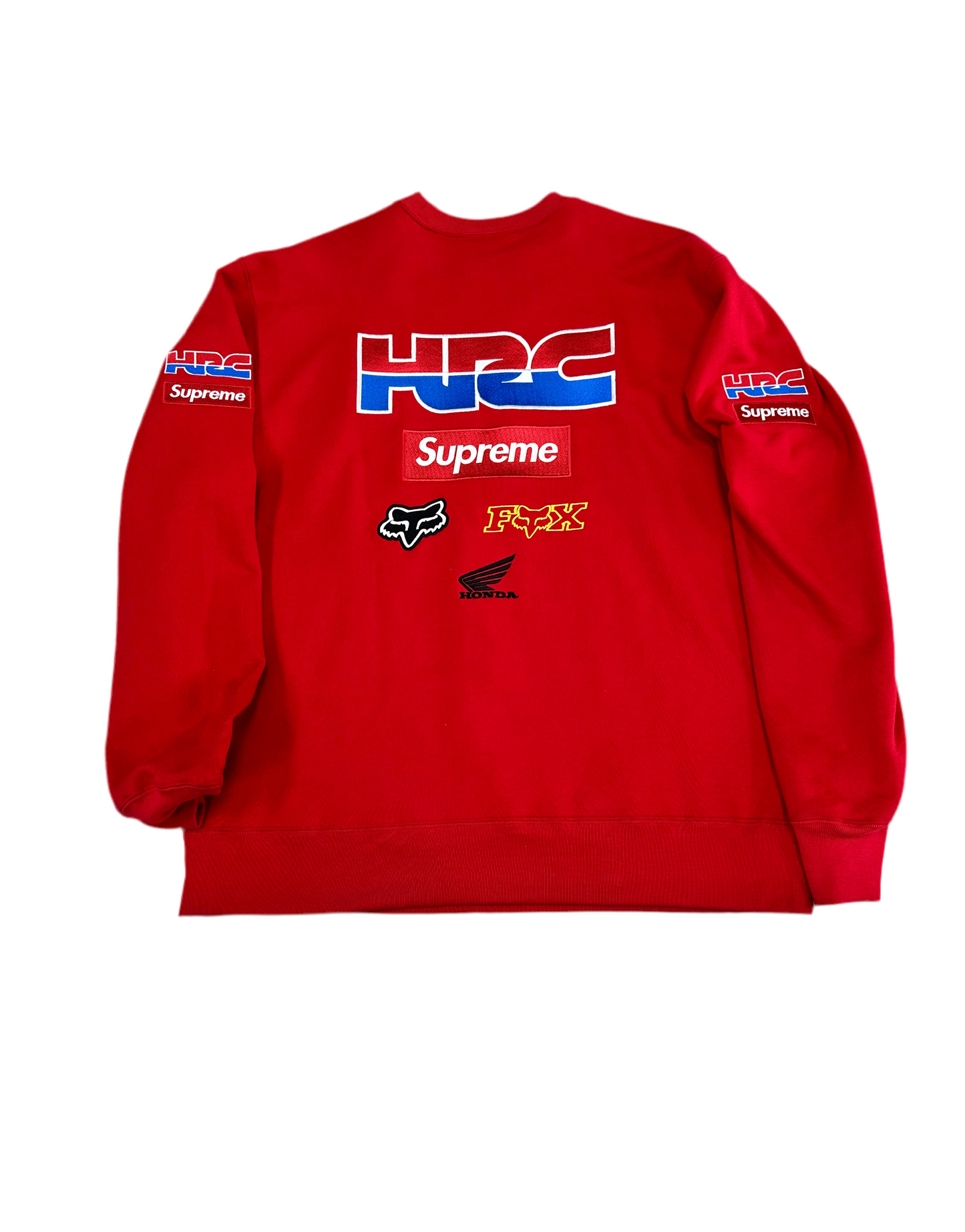 Supreme LS Fox Crewneck ‘Red’