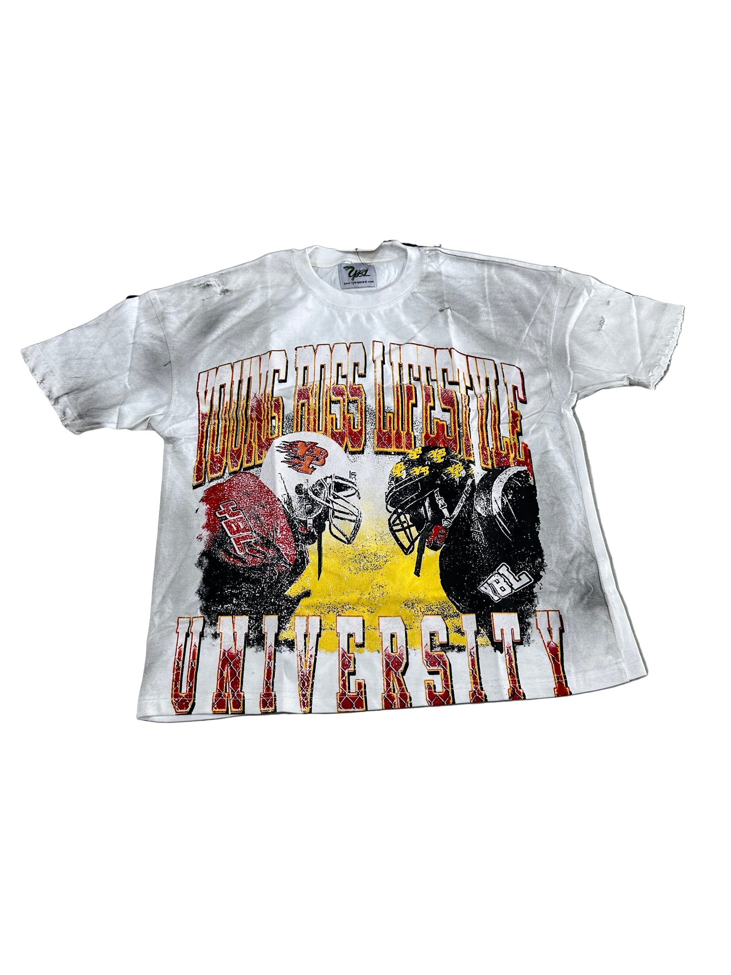 YBL University Tee ‘White’