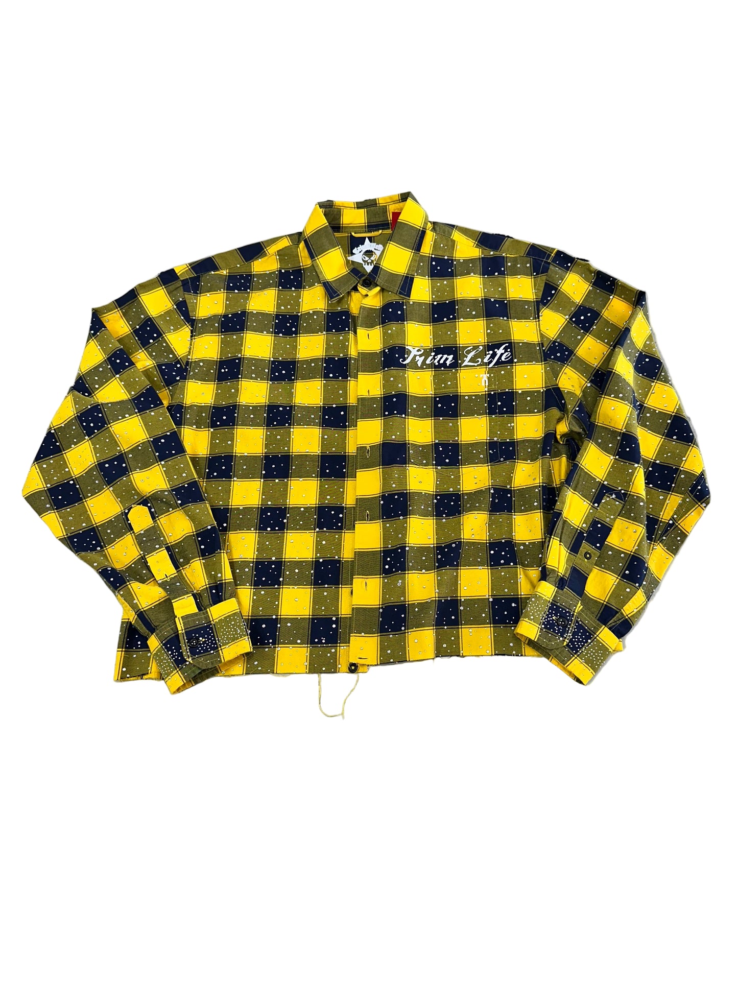 Trim Life 1of1 Flannel ‘Yellow/Navy’
