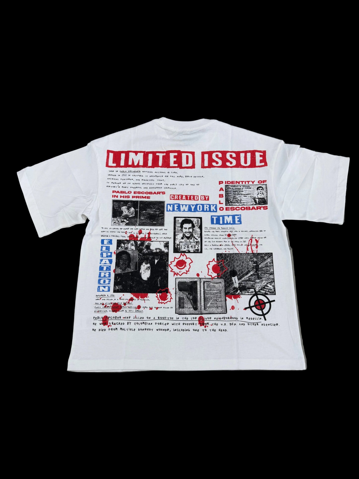 Prestige Pablo Escobar Tee ‘White’
