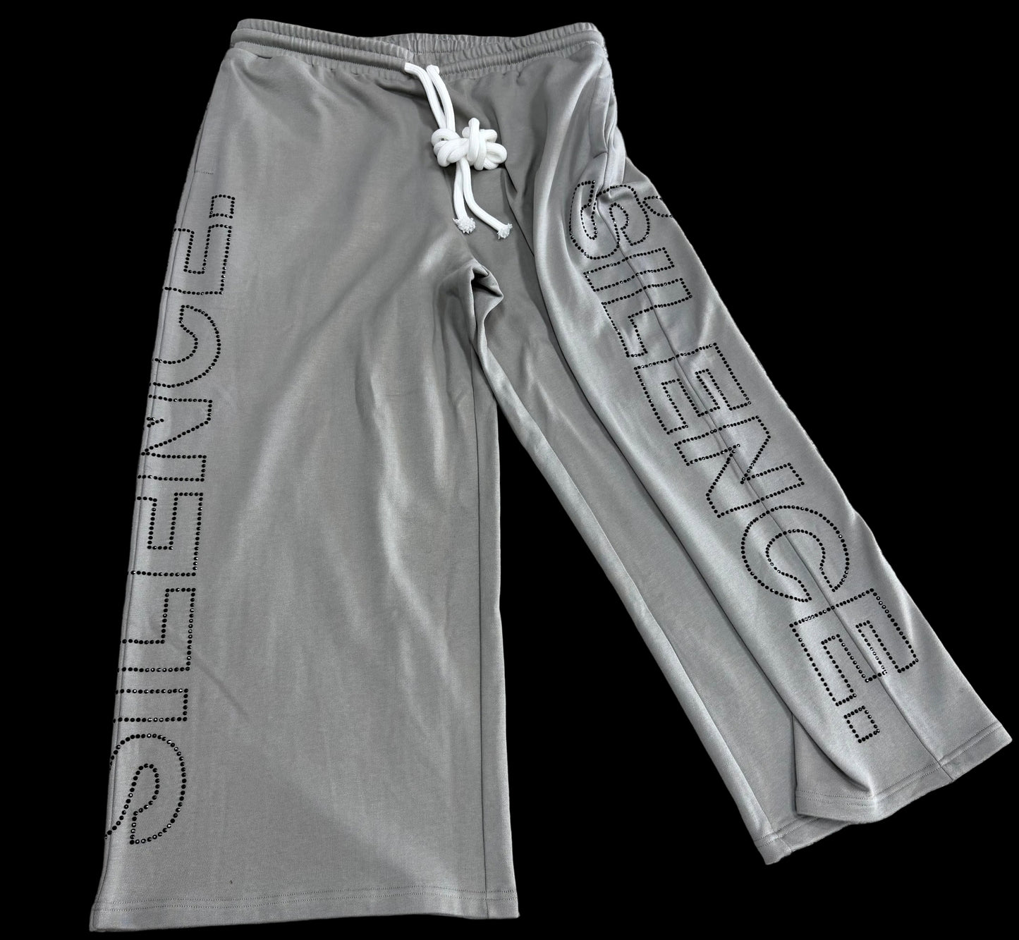 Silence Bling Sweats ‘Grey/Black’