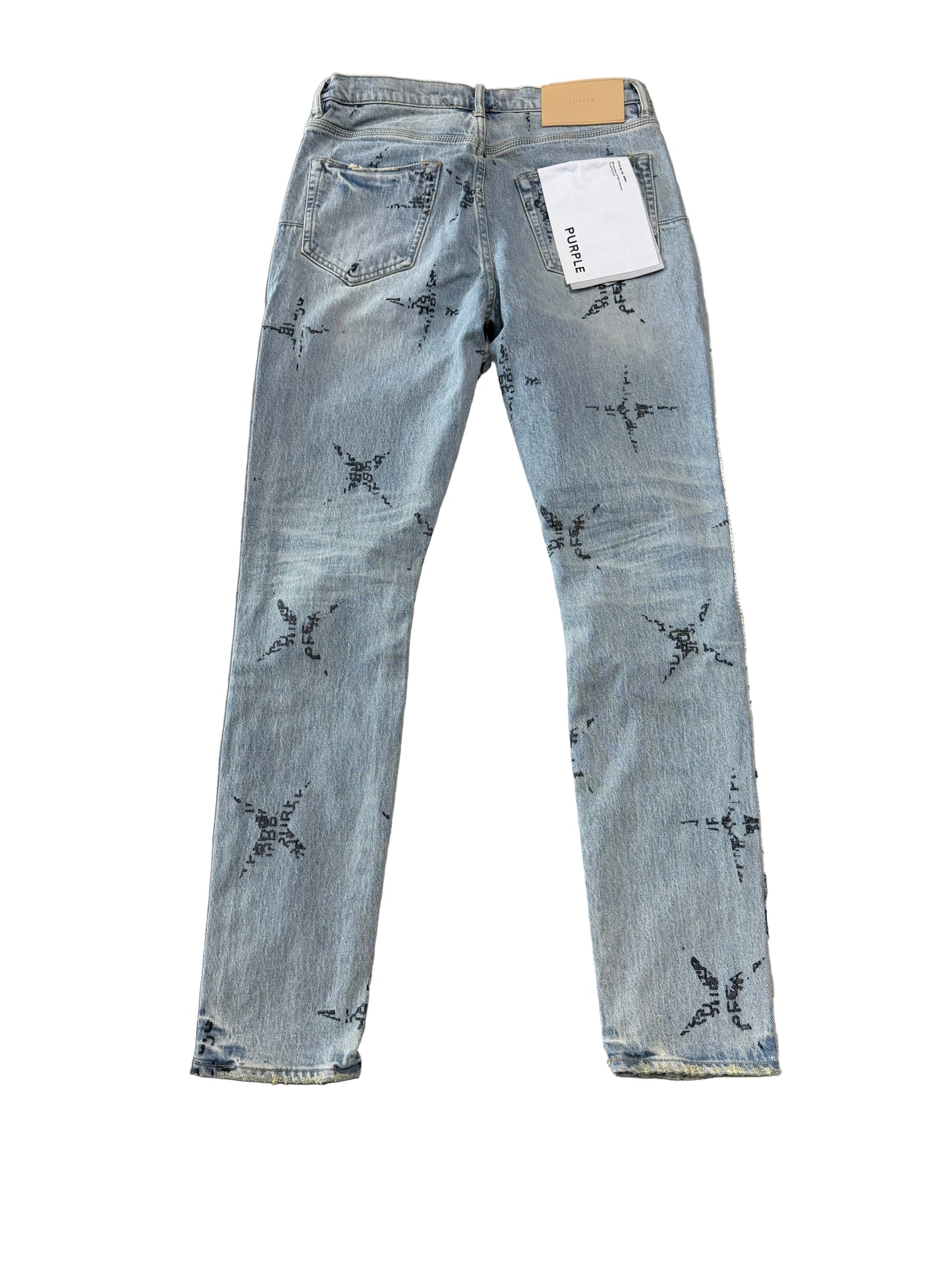 Purple Brand Monogram Skinny Jeans ‘Light Wash’