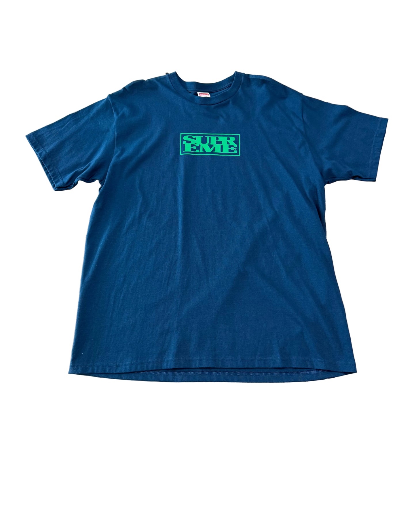 Supreme Blocked Tee ‘Aqua/Green’