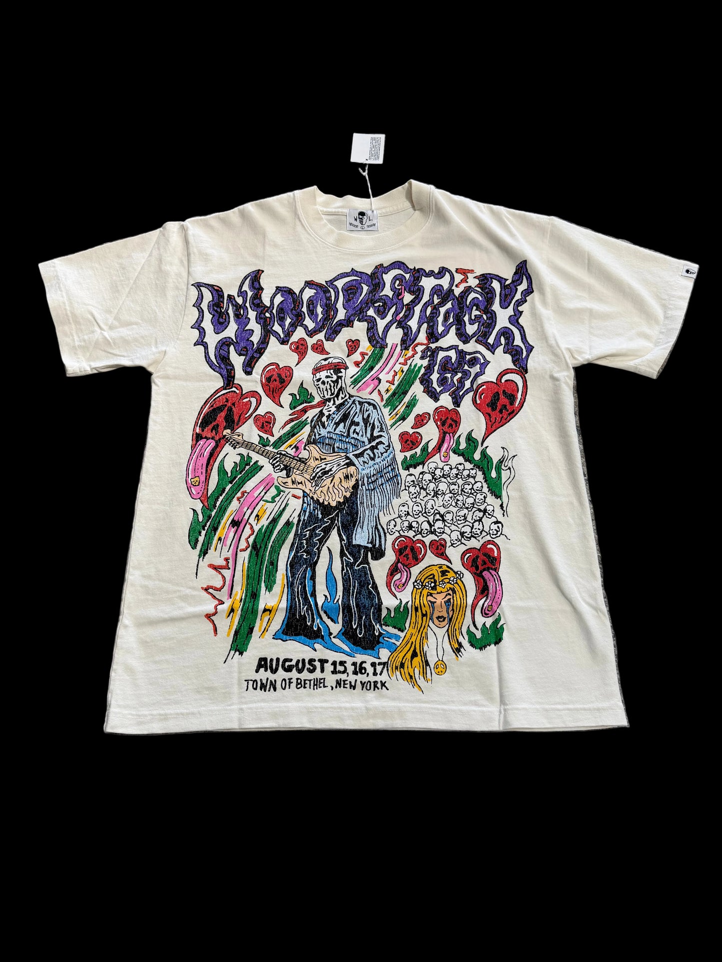 Warren Lotas Woodstock Tee ‘Cream’