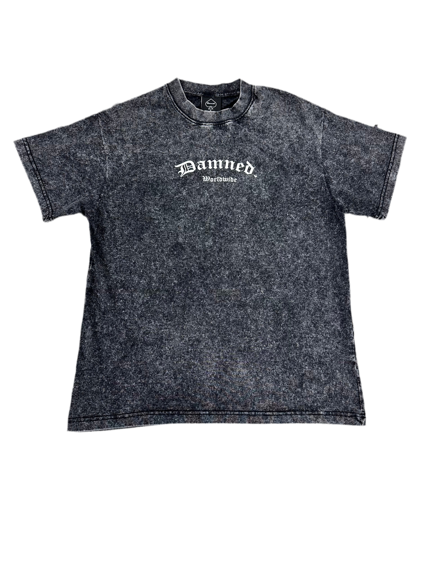 Damned Tee ‘Grey Ash/Yellow’