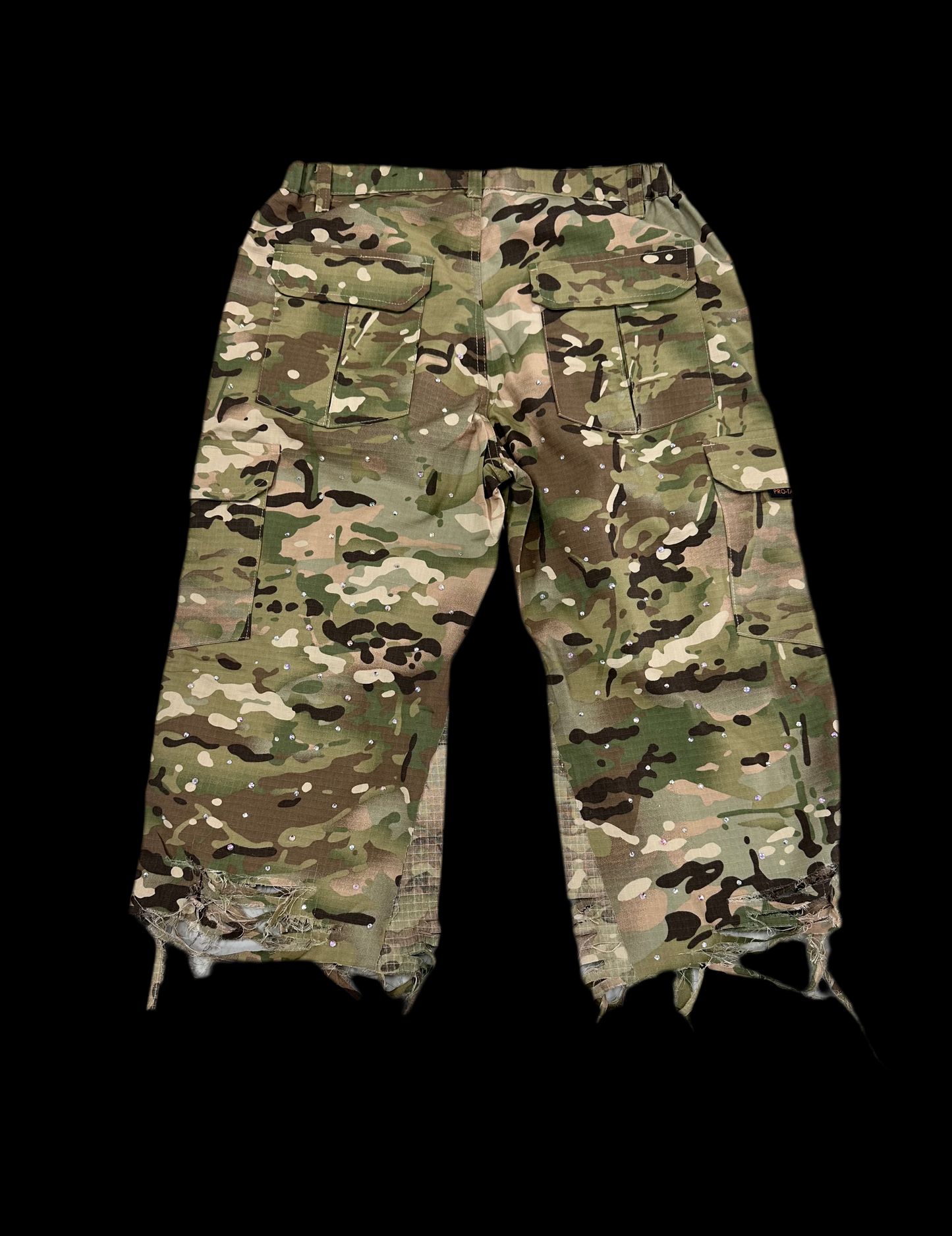 Afterlife Studded Jorts ‘Camo’