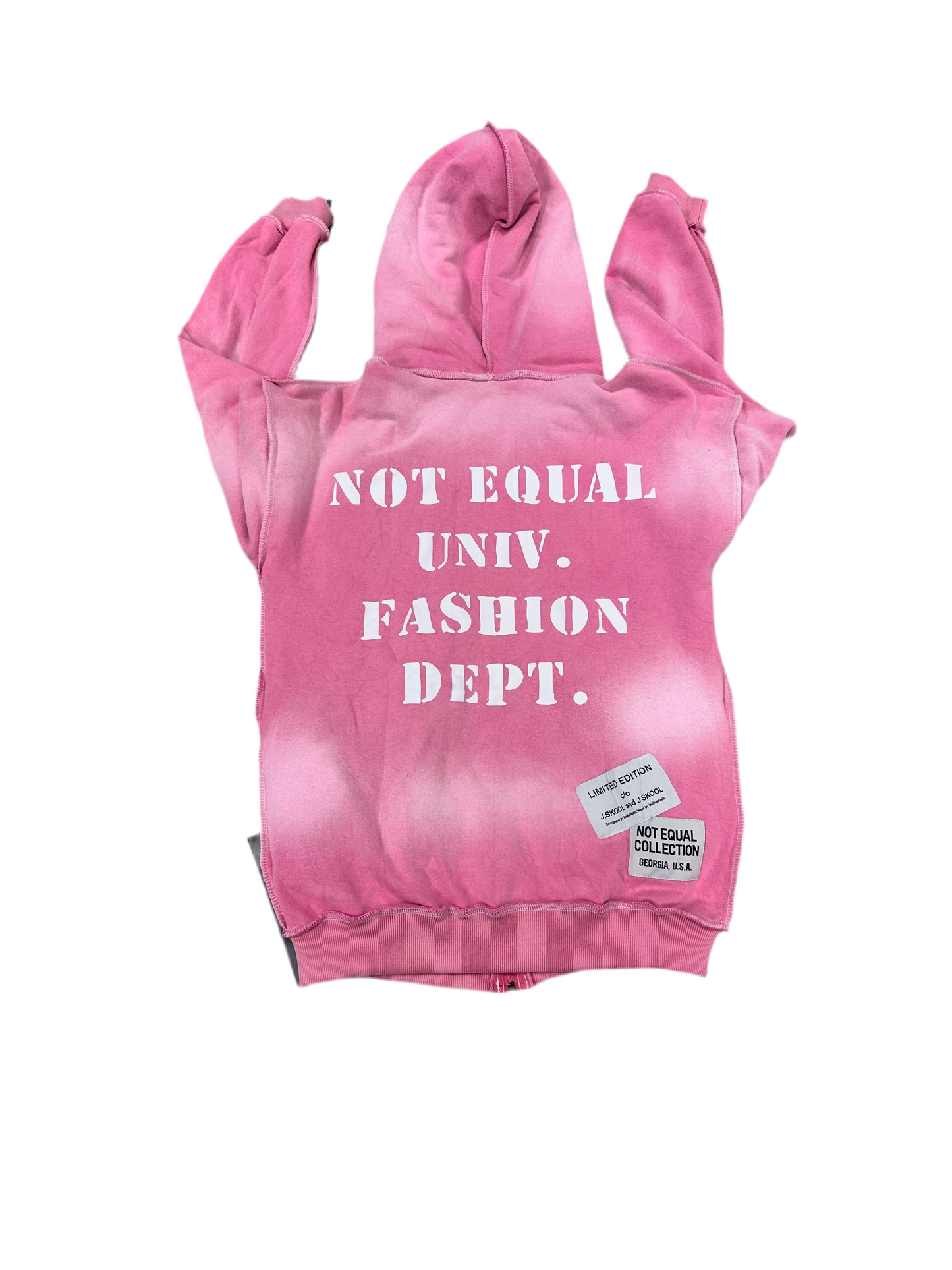 Not Equal Poster Zip-Up ‘Pink’