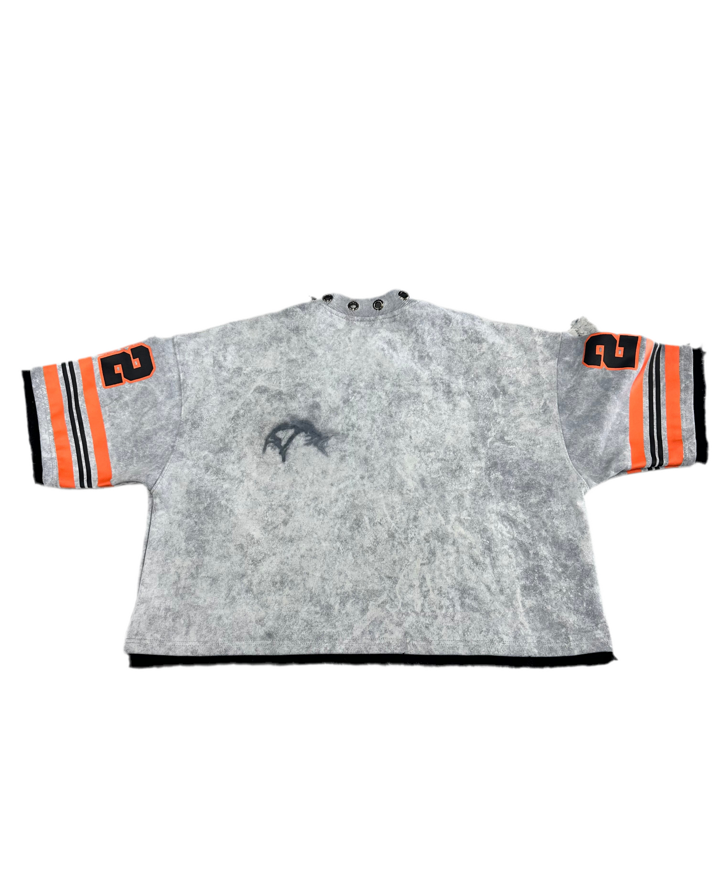 Osama Studios Double-Layered Crop Tee ‘Grey’