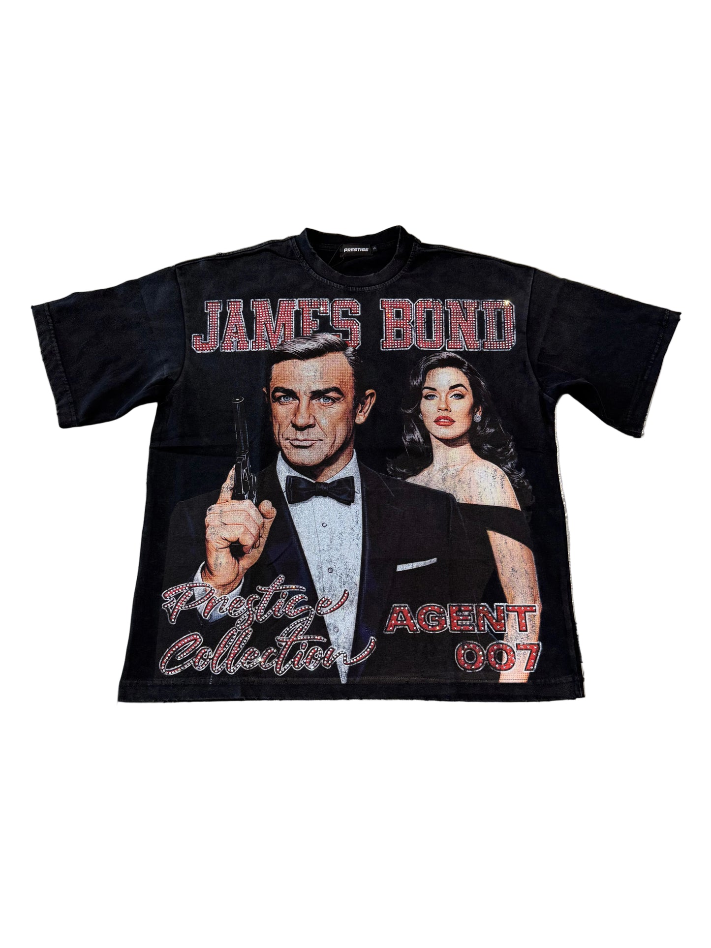 Prestige James Bond Bling Tee ‘Black’