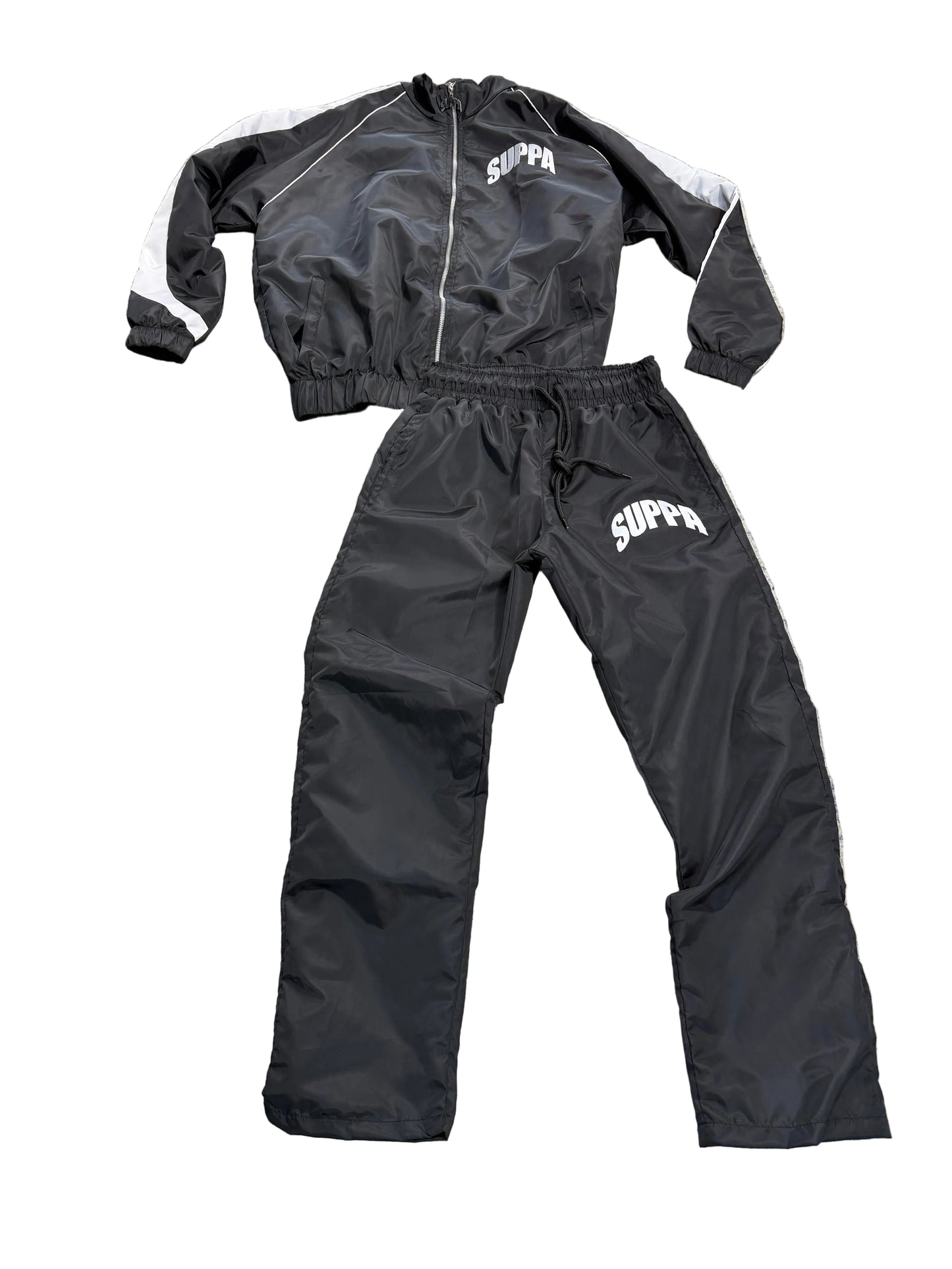 Suppa Tracksuit Set ‘Black/White’