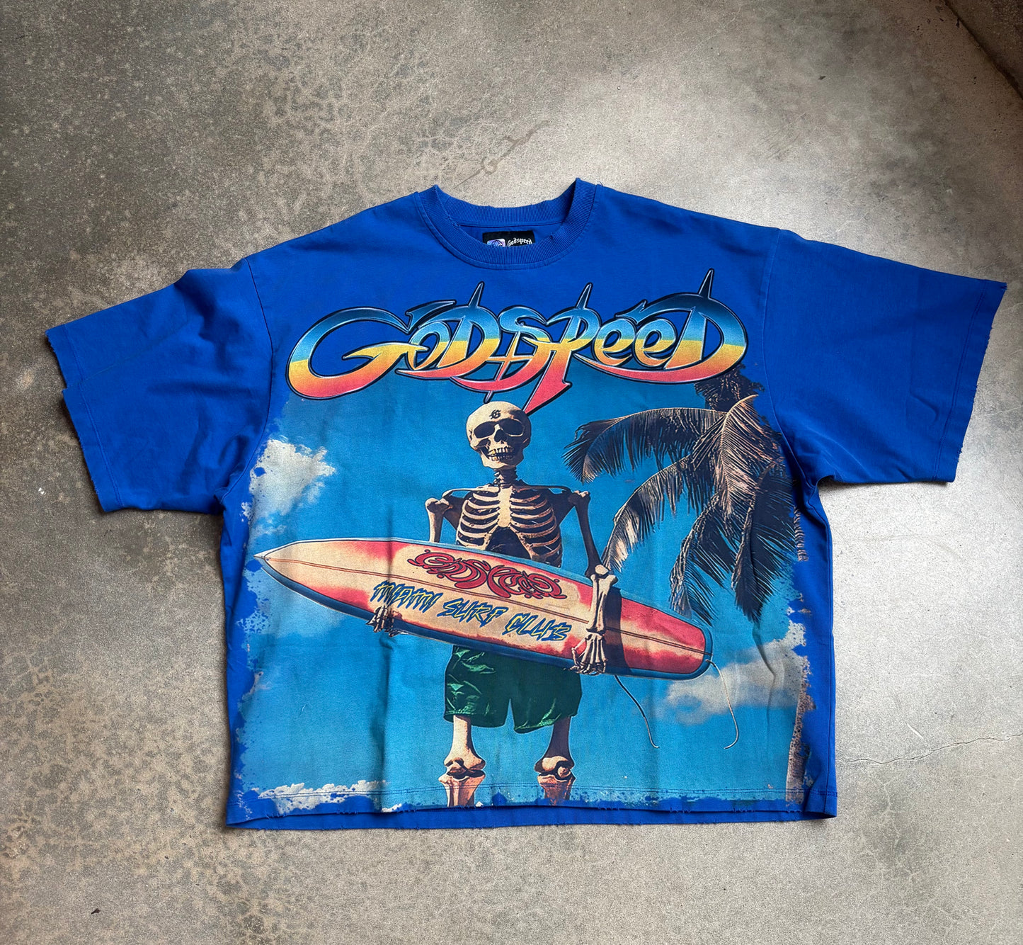 GodSpeed Surf Club Tee 'Blue'