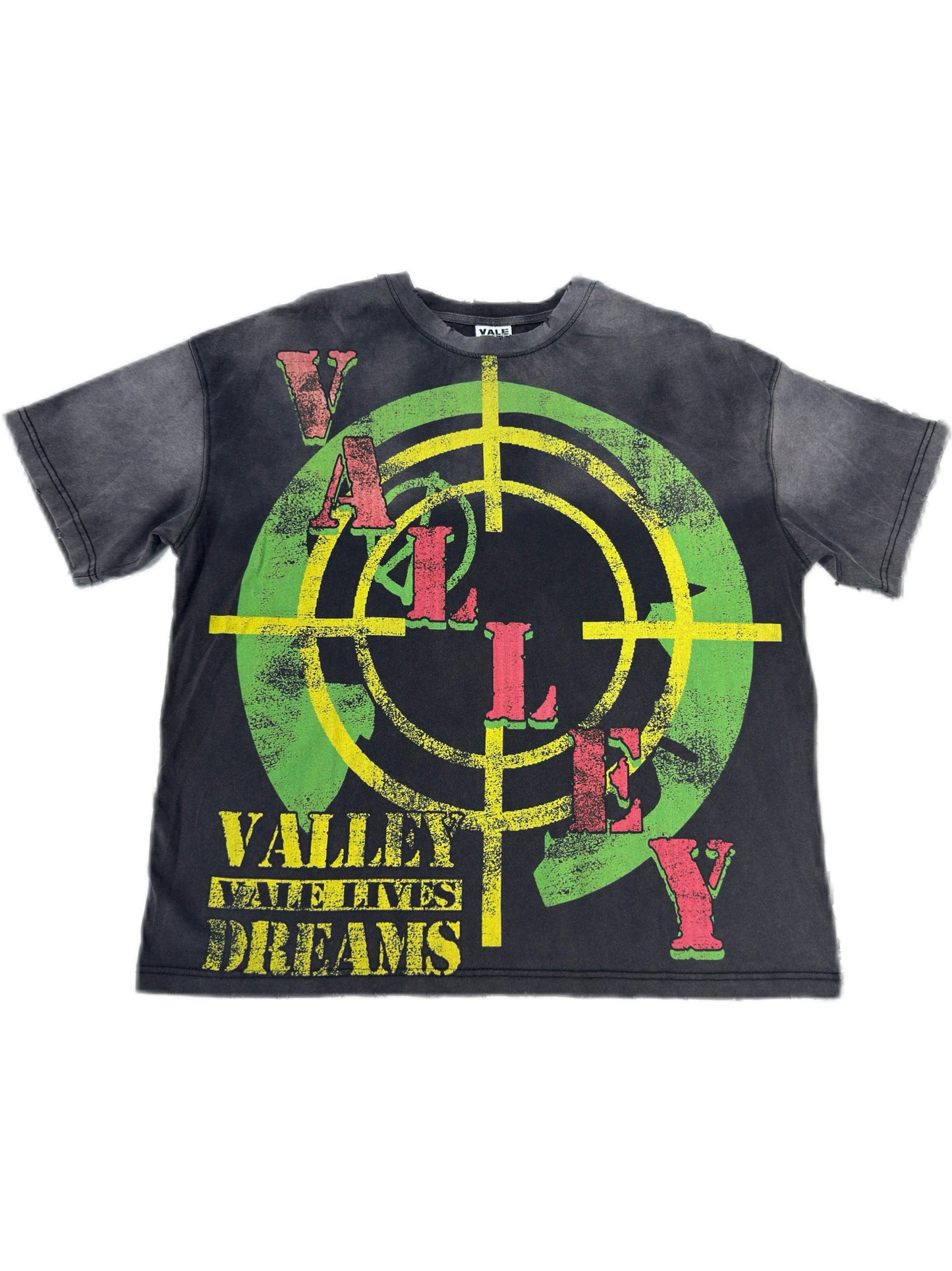 Vale Crosshair Tee 'Faded Black'