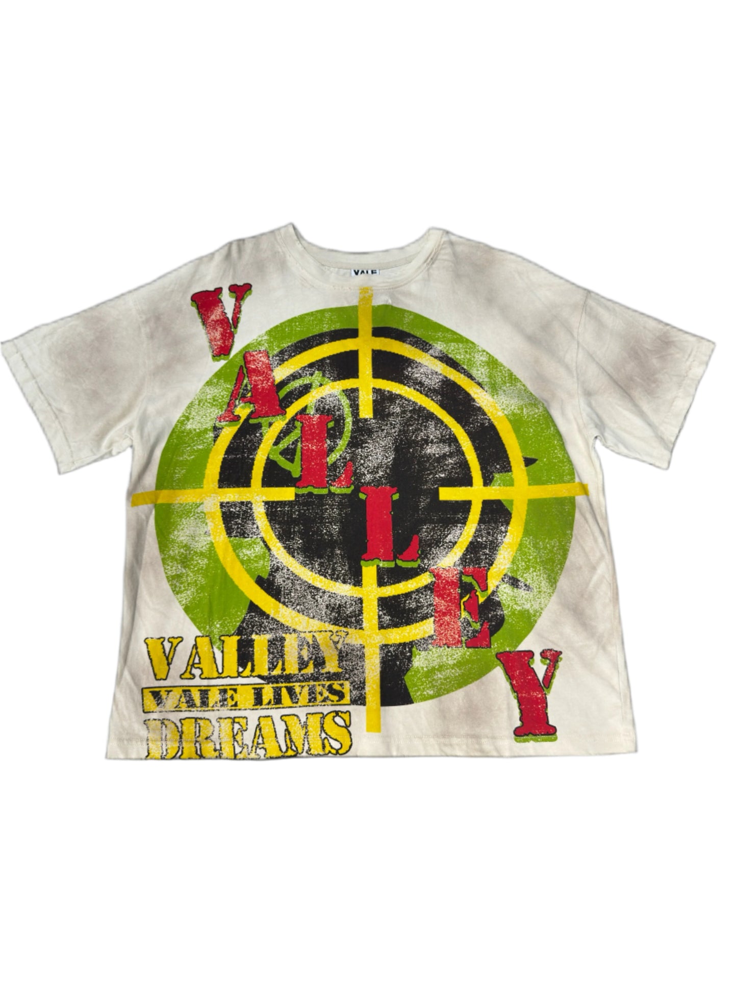 Vale Crosshair Tee 'Faded White'