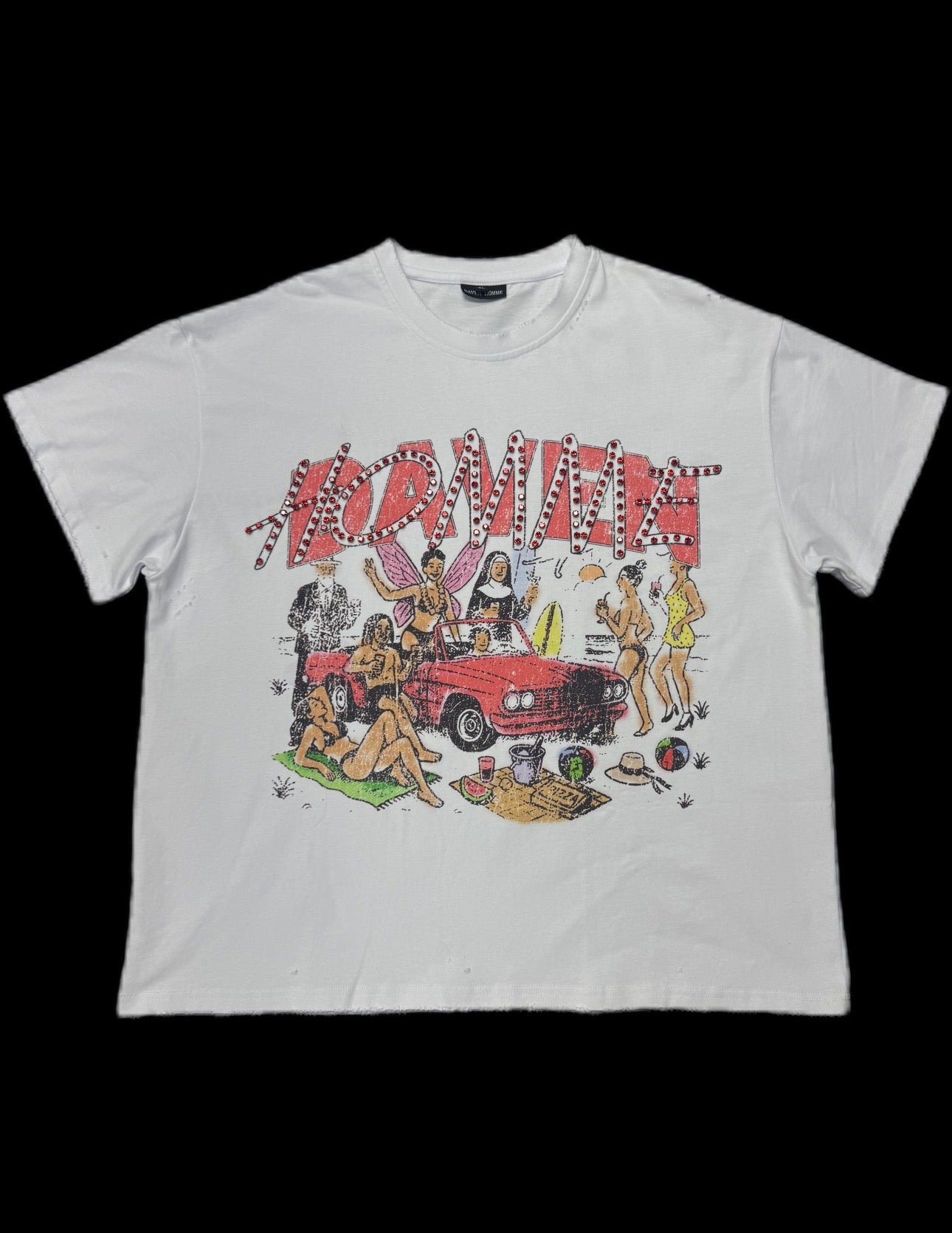 Daven Homme Palm Beach Tee ‘White’