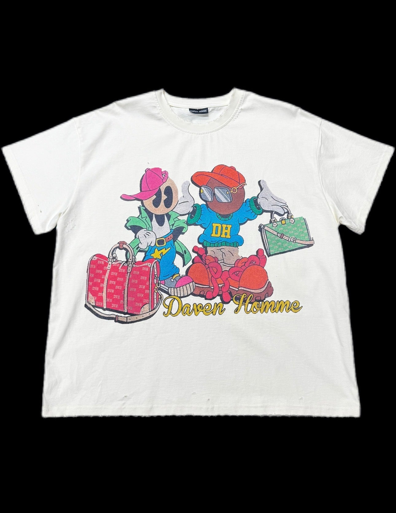 Daven Homme Fly Character Tee ‘Off-White’
