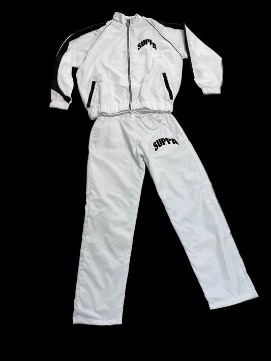 Suppa Tracksuit Set ‘White/Black’