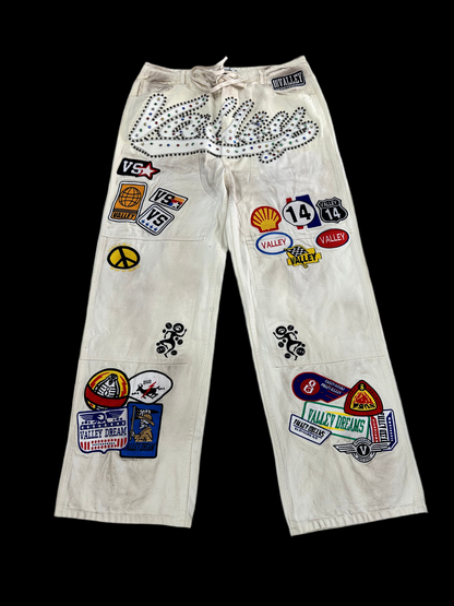 Vale 1980s Painter Pants ‘White’