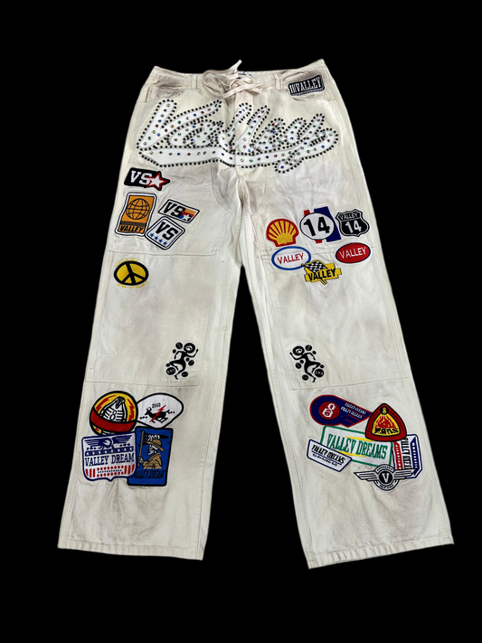 Vale 1980s Painter Pants ‘White’