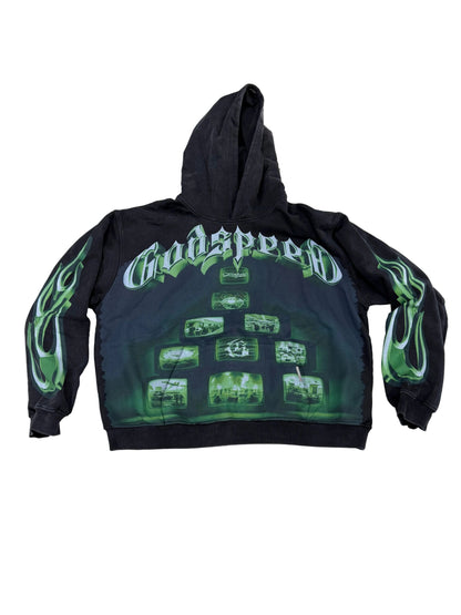 GodSpeed Hoodie ‘Green/Black’