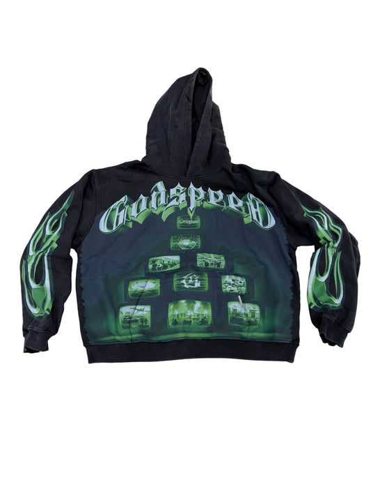 GodSpeed Hoodie ‘Green/Black’