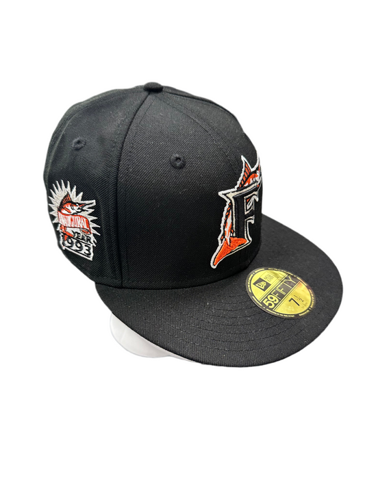 Florida Marlins Fitted 7 1/2 ‘Black/Orange’