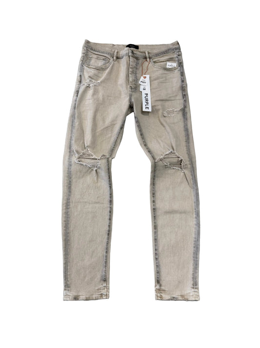 Purple Skinny Jeans ‘Tan’