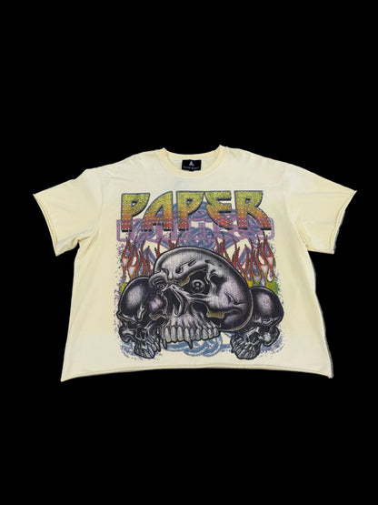 Paper Money EightBall Eyes Tee ‘Cream’