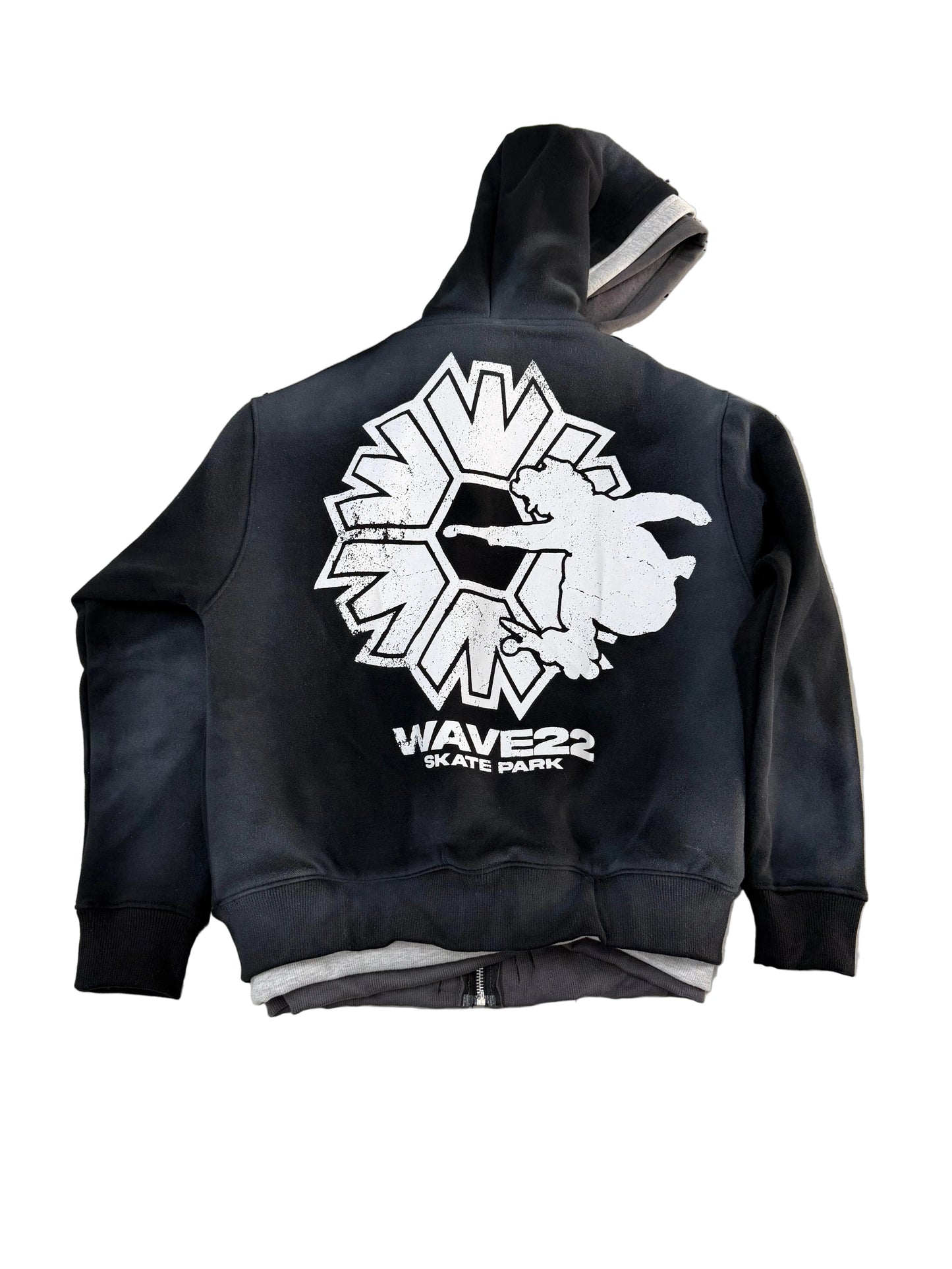 Wave22 Triple Zip-Up ‘Black’