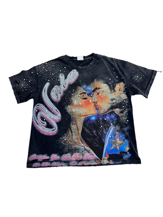 Vale Bling Kiss Tee ‘Black’