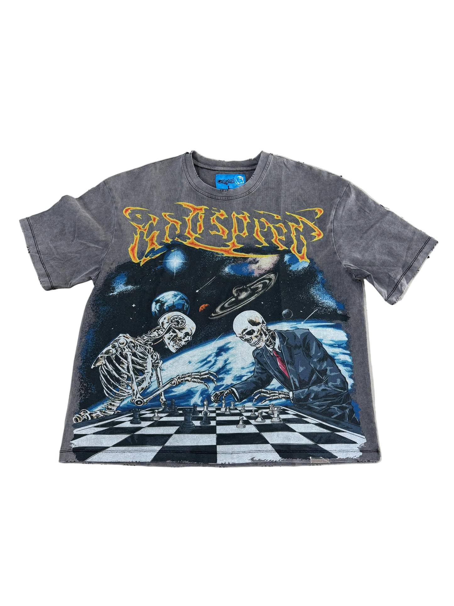 Godspeed Chess Tee ‘Gray’
