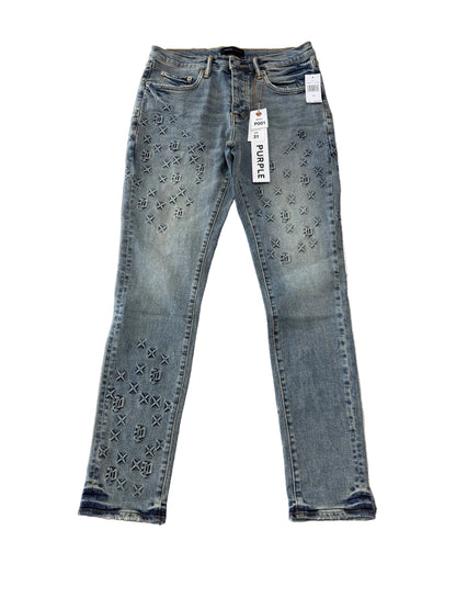 Purple Brand Embedded Skinny Jeans ‘Indigo Wash’