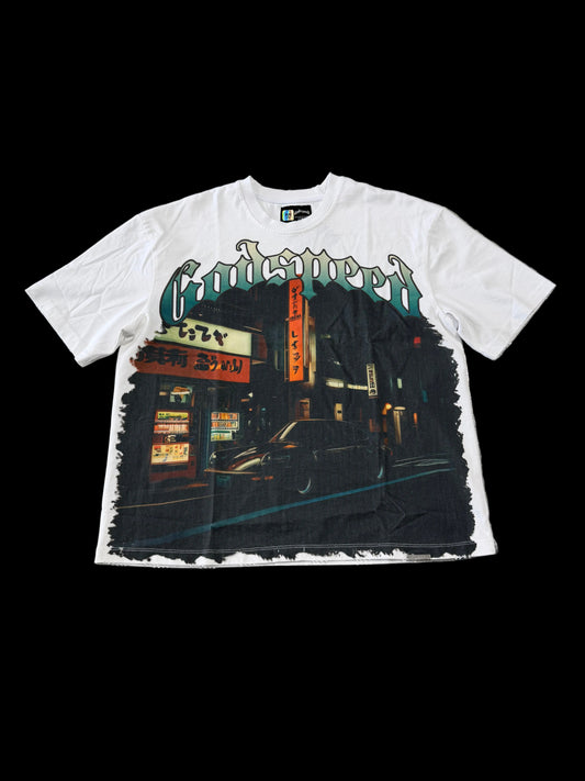 Godspeed Porsche Nights Tee ‘White’
