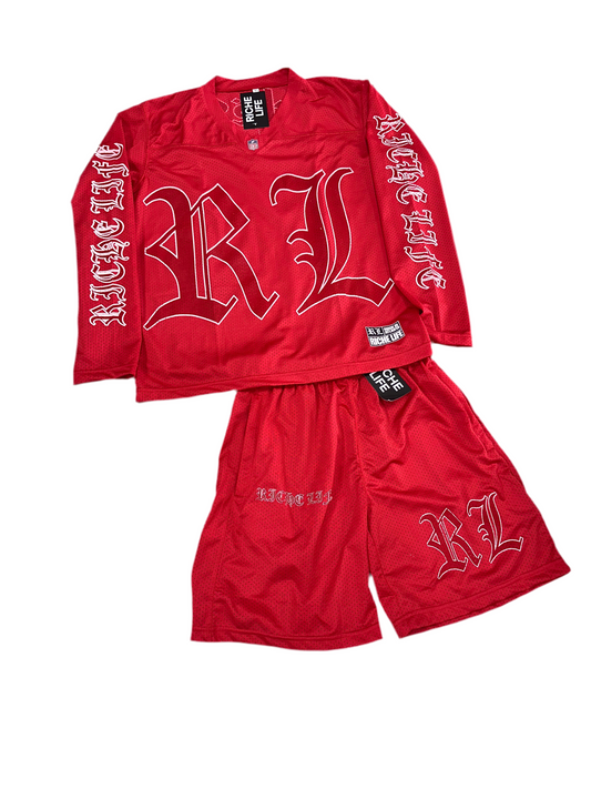 Riche Life Jersey Set ‘Red/White’