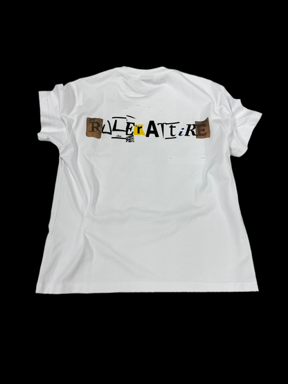 Ruler Attire Stickers Tee ‘White’