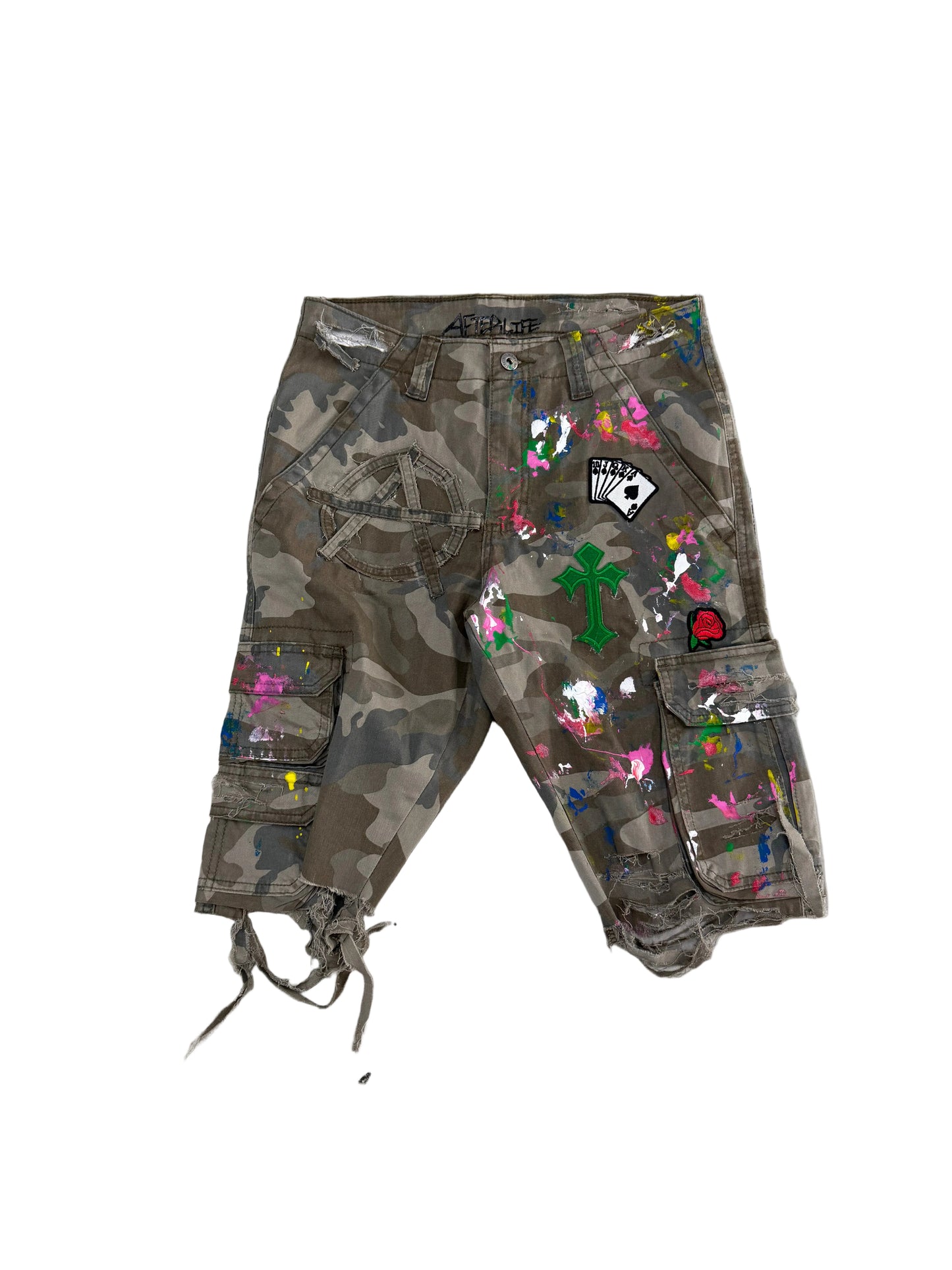 Afterlife Camo Shorts ‘Multi’