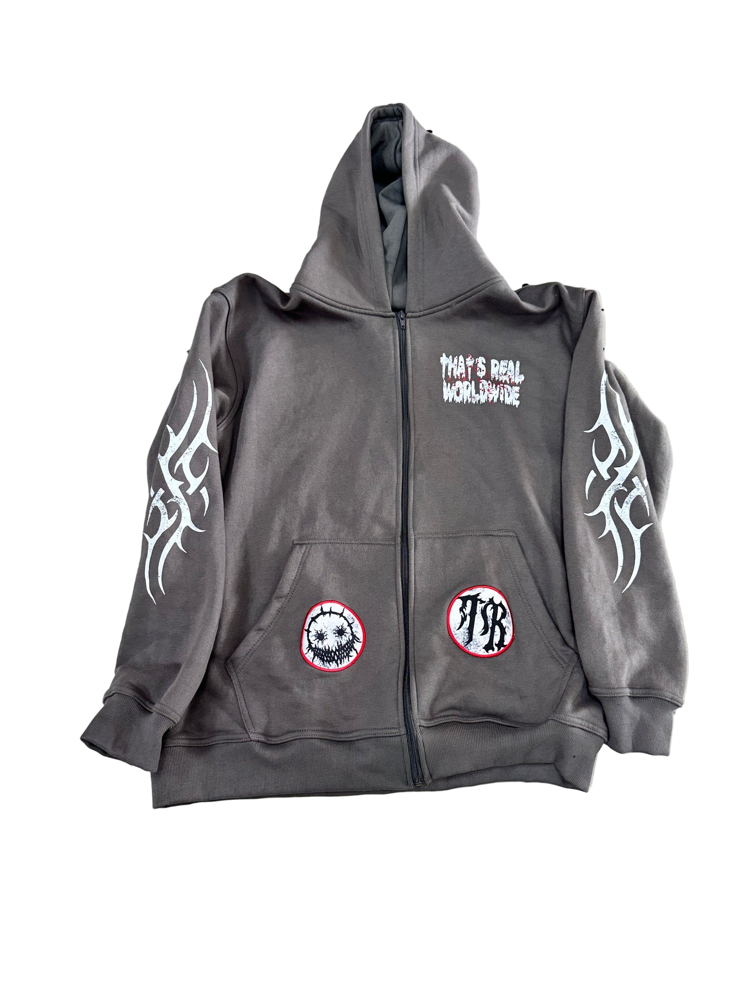 That’s Real Worldwide Zip-Up ‘Light Gray’