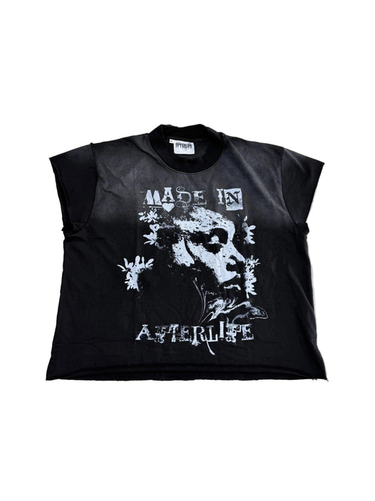 Afterlife Sleevless Tee ‘Black/White’