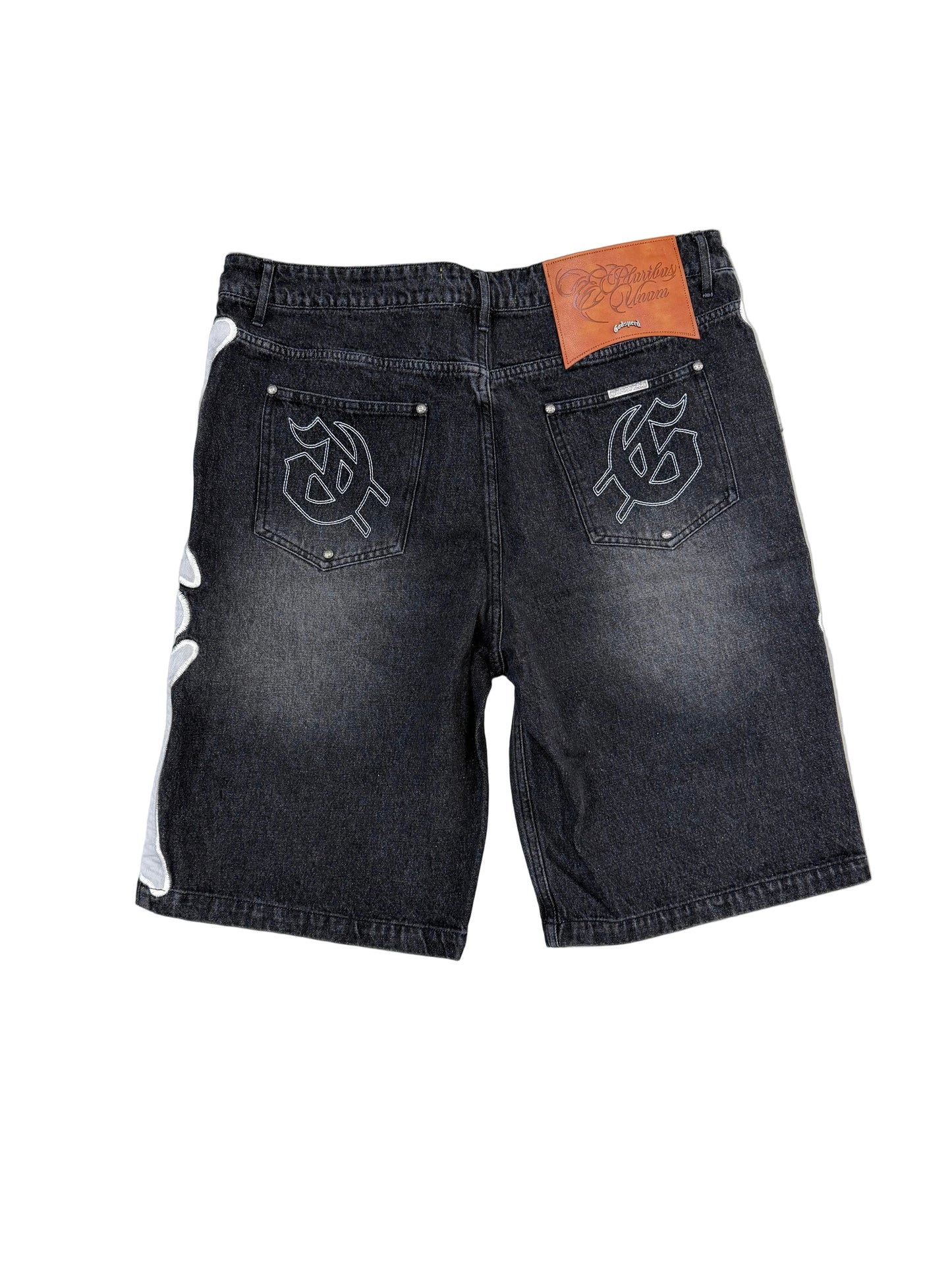 Godspeed Bone Denim Jorts ‘Black’