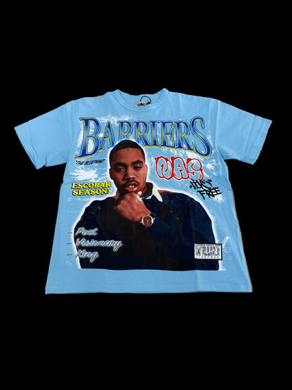 Barriers Nas Tee ‘Light Blue’