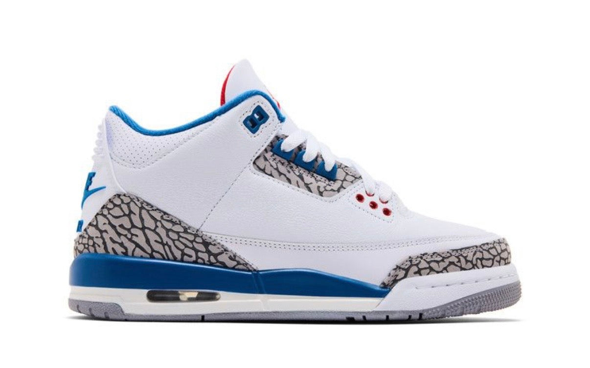 Air Jordan 3 Retro OG GS 'True
Blue' 2026
