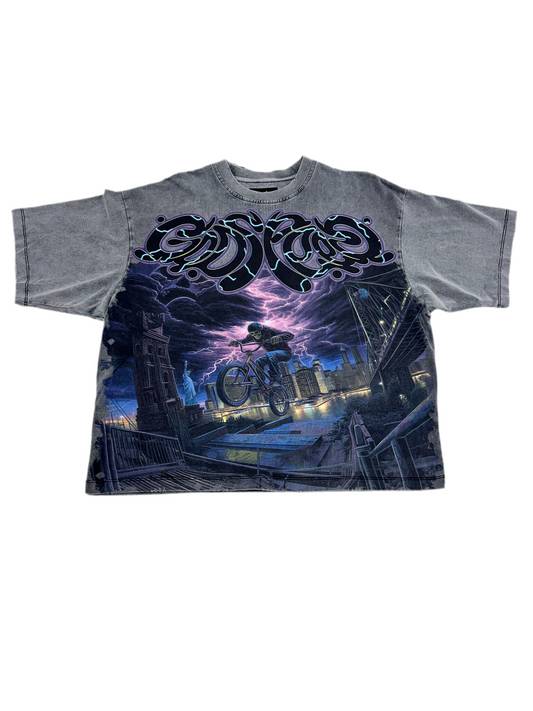 Godspeed Bike Is Life Tee ‘Gray’