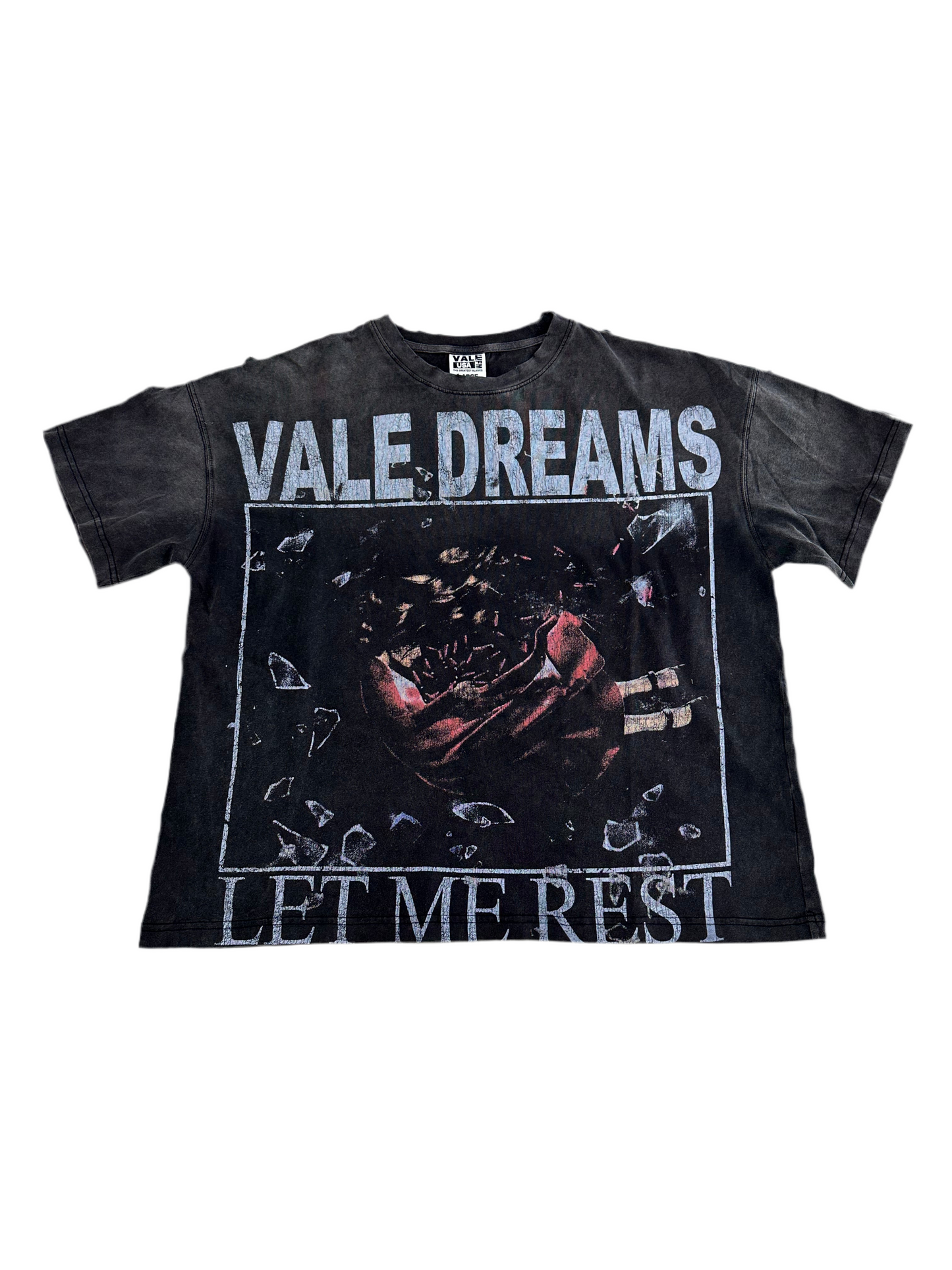 Vale Let Me Rest Tee ‘Ash Black’